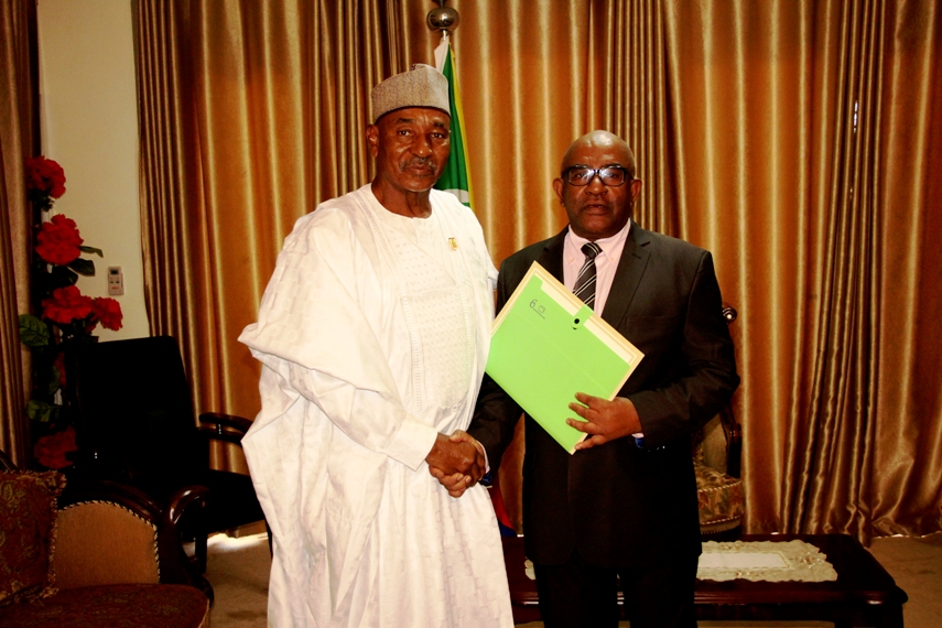 L’Ambassadeur de la République du Nigéria a présenté ses lettres de Créances au Chef de l’Etat